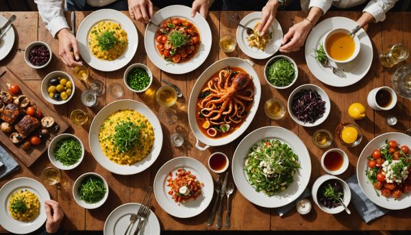 Tables gourmandes et decouvertes culinaires uniques